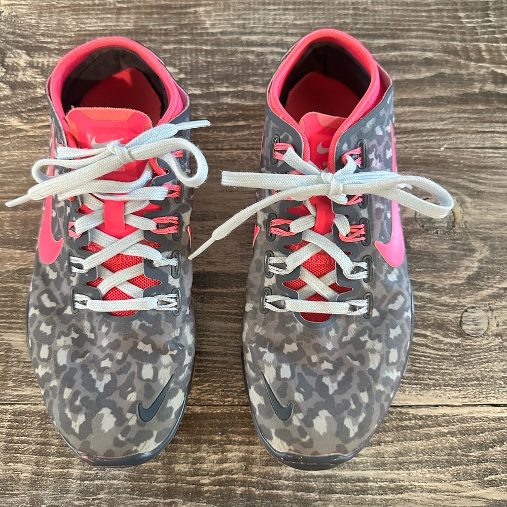 Nike Gray and Pink Athletic Shoes